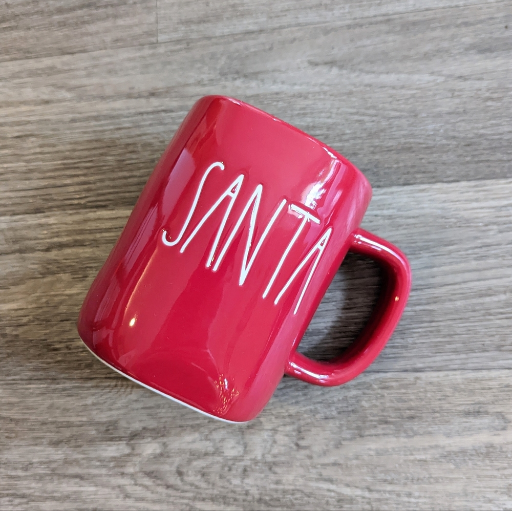 New Rae Dunn Santa Red Christmas Coffee Mug